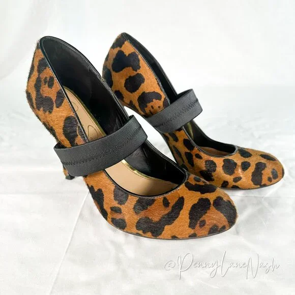 Jessica Simpson Sacha Leopard Print Pumps Size 8 - Picture 4 of 10